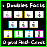 Addition Facts + Doubles Digital Flash Cards | Google Slides