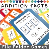 Addition Facts File Folder Games