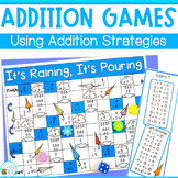 Addition Strategy Games for Count ons, Doubles, Doubles +1 and 2, Adding 9