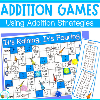 Preview of Addition within 20  Addition Games -  Addition Strategies Math Facts Practice