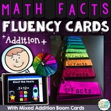 Addition Facts Math Fluency Practice Flash Cards & Digital