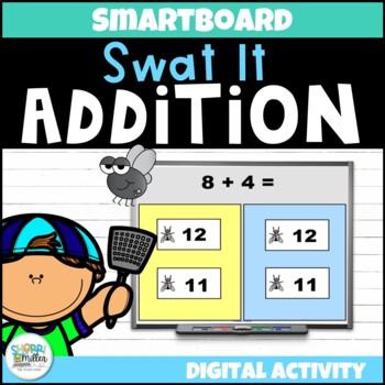 Preview of Addition Facts Math SMARTboard Game