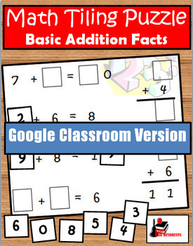 Simple Addition Minecraft for Google Slides / Classroom / Distance