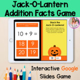 Addition Facts To 20 Google Slides Game October Themed | M