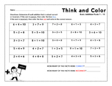 Addition Facts Worksheet