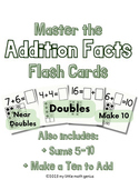 Addition Facts to 20 Flash Cards Bundle with Visual Clues 