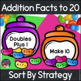 Addition Facts to 20 | Jelly Bean Addition Fact Strategy Sorts