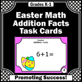 Easter Math Beginning Addition Up to 20 Task Card Stations