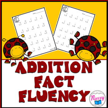 Preview of Addition Facts to 20 Worksheets