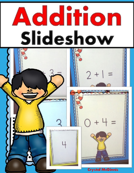Preview of Addition Facts to 5 & 10 Math Facts Powerpoint Slideshow