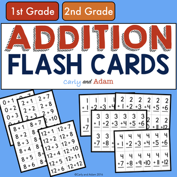 Preview of Addition Flash Cards