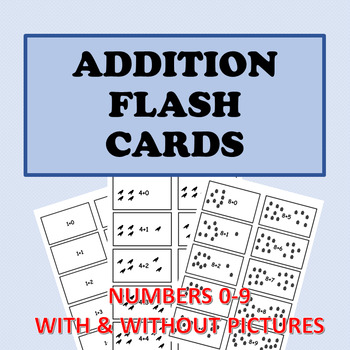 Addition Flash Cards by The STEM Master | TPT