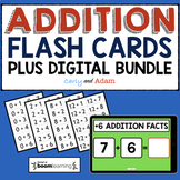 Addition Flash Cards + Digital Bundle