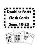 Addition and Subtraction Flash Cards: Doubles to 20 Fact F