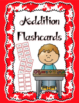 Preview of Addition Flash Cards Freebie!
