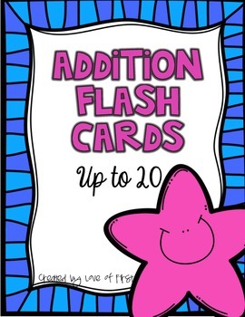 Preview of Addition Flash Cards to 20