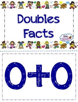 Preview of Addition Flashcards (Doubles and Doubles +1) - Common Core Aligned