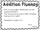 Addition Fluency