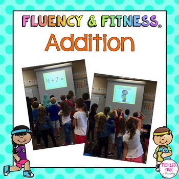 Preview of Addition Math Facts Fluency & Fitness® Brain Breaks