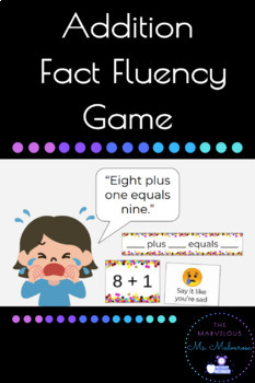 Preview of Addition Fluency Game