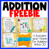 Addition to 20 Review - Addition Games & Activities for Addition Facts Practice