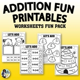 Addition  Printables and Activity Set for Young Learners