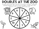 Addition Game: Doubles at the Zoo!