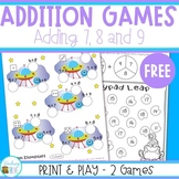 Addition Games - Follower Freebie