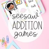 Addition Games for Seesaw (Distance Learning)
