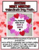 Addition Heart Wreaths - Valentine's Day Math Craft (DIFFE
