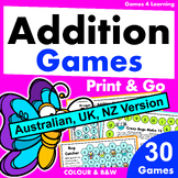 Insect Friends Addition Facts Maths Board Games [Australia