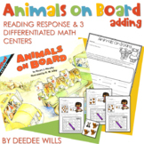 Addition Math Center &  Math Read Aloud Response - Animals