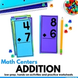 Addition Math Centers First Grade