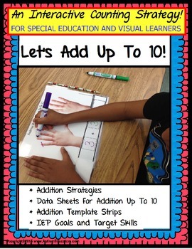 Preview of Addition Math Counting Strategies for Special Education/Autism/Visual Learners