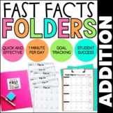 Addition to 20 Math Fact Fluency Fast Fact Folders Fact Practice
