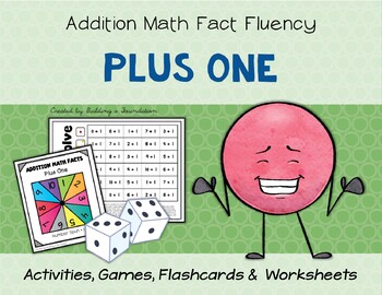 Preview of Addition Math Fact Fluency: Plus One (+1)