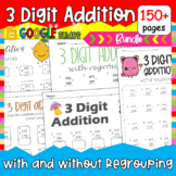 Addition Math Facts Bundle | 3 Digit Addition, Worksheets & Math Fact Practice