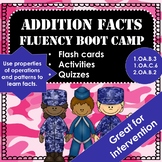 Addition Math Facts Fluency Boot Camp Activities and Assessments