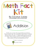 Addition Math Facts Kit