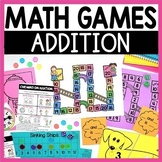 Addition Math Games for Kindergarten and First Grade