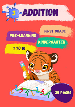 Preview of Kindergarten Math Activity : Playful  Addition