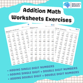 Addition Math Worksheets Exercises