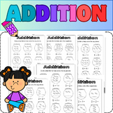Addition Mathematics Worksheets Fish addition Practice.