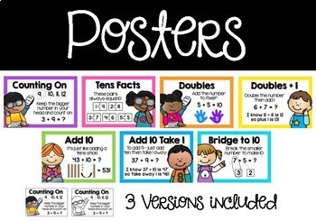 Addition Strategies - Posters, Games, Activities & Worksheets | TpT