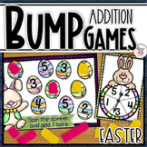 Addition & Number Bump Games - Easter - using spinner with