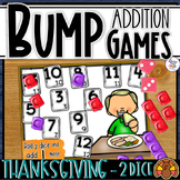 Addition & Number Recognition Bump Games using 2 dice - TH