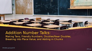 Preview of Addition Number Talks Power Point - Upper Elementary
