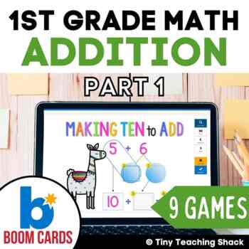 Preview of Addition Part 1 / 1st Grade Math Boom Cards