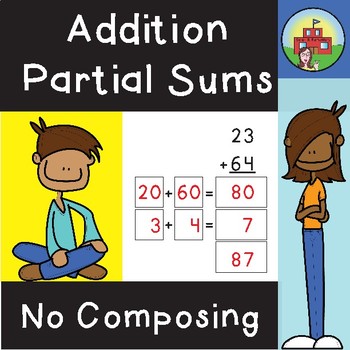 Preview of Addition: Partial Sums (No Composing)