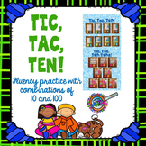 Addition Partners of 10 and 100 Game Tic Tac Ten!